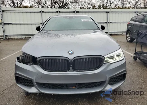 2018 BMW M550Xi from USA, damaged, VIN WBAJB9C54JB286707